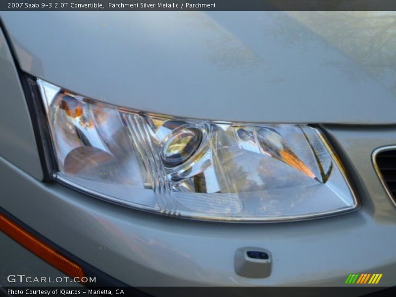 Parchment Silver Metallic / Parchment 2007 Saab 9-3 2.0T Convertible