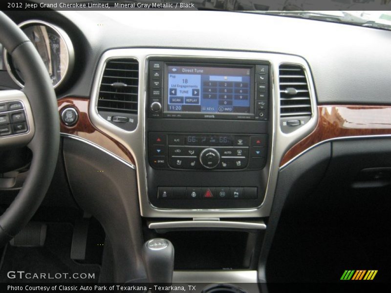 Mineral Gray Metallic / Black 2012 Jeep Grand Cherokee Limited
