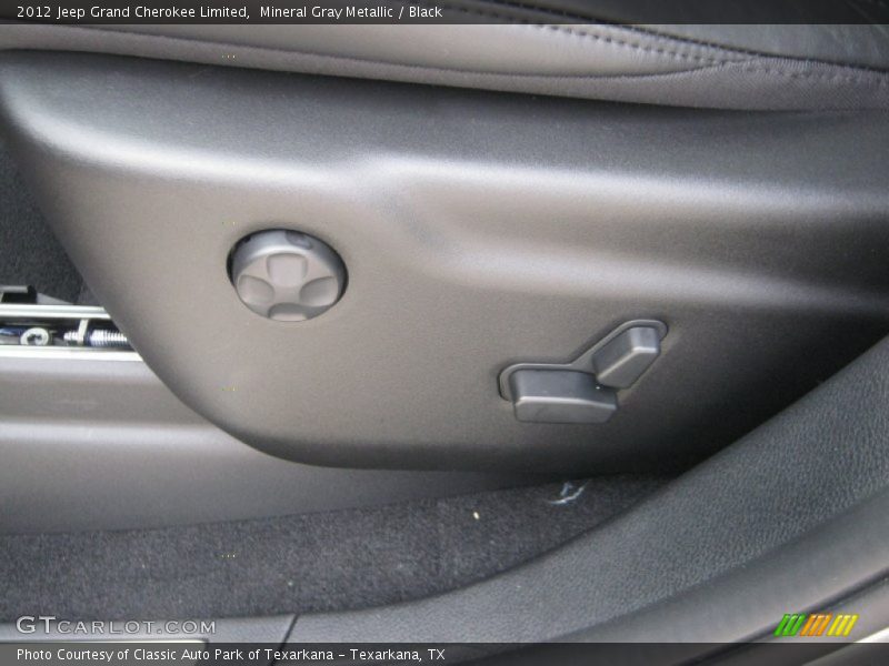 Mineral Gray Metallic / Black 2012 Jeep Grand Cherokee Limited