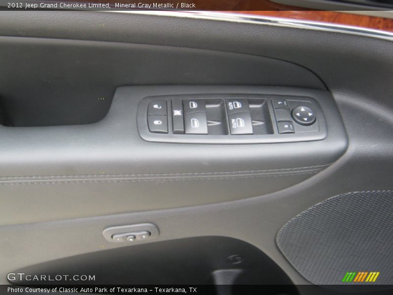 Mineral Gray Metallic / Black 2012 Jeep Grand Cherokee Limited