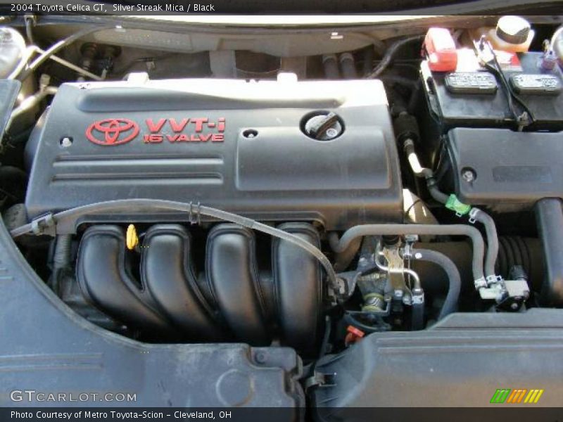 Silver Streak Mica / Black 2004 Toyota Celica GT