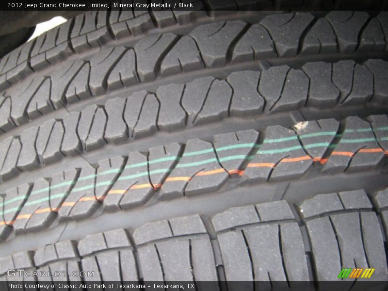 Mineral Gray Metallic / Black 2012 Jeep Grand Cherokee Limited