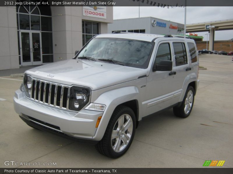 Bright Silver Metallic / Dark Slate Gray 2012 Jeep Liberty Jet 4x4