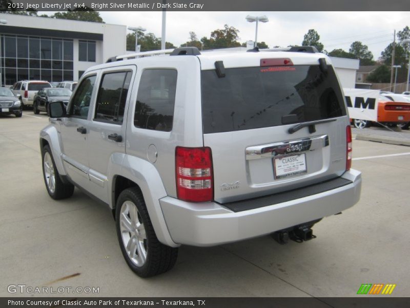 Bright Silver Metallic / Dark Slate Gray 2012 Jeep Liberty Jet 4x4