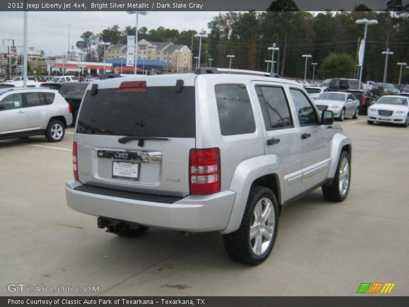 Bright Silver Metallic / Dark Slate Gray 2012 Jeep Liberty Jet 4x4