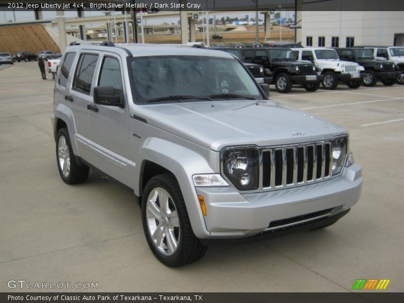 Bright Silver Metallic / Dark Slate Gray 2012 Jeep Liberty Jet 4x4