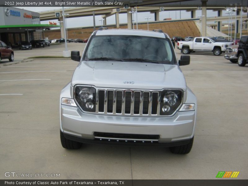 Bright Silver Metallic / Dark Slate Gray 2012 Jeep Liberty Jet 4x4