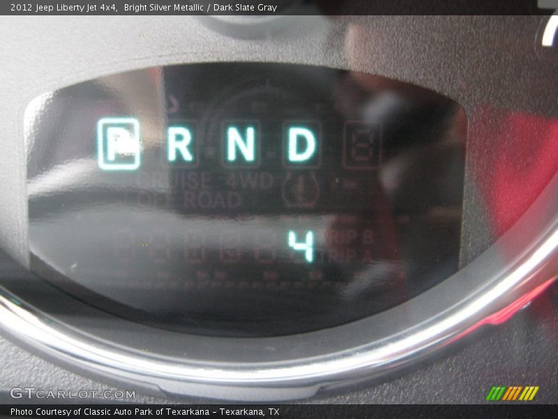 Bright Silver Metallic / Dark Slate Gray 2012 Jeep Liberty Jet 4x4