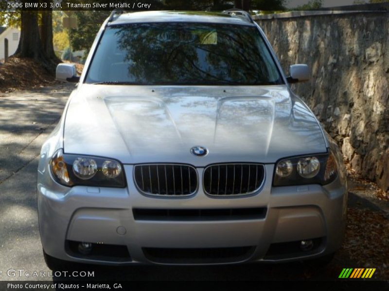 Titanium Silver Metallic / Grey 2006 BMW X3 3.0i