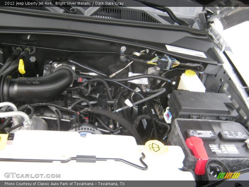Bright Silver Metallic / Dark Slate Gray 2012 Jeep Liberty Jet 4x4