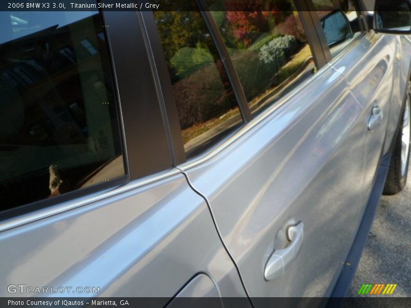 Titanium Silver Metallic / Grey 2006 BMW X3 3.0i