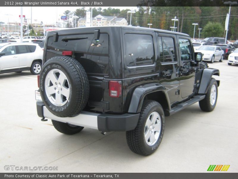 Black / Black 2012 Jeep Wrangler Unlimited Sahara 4x4