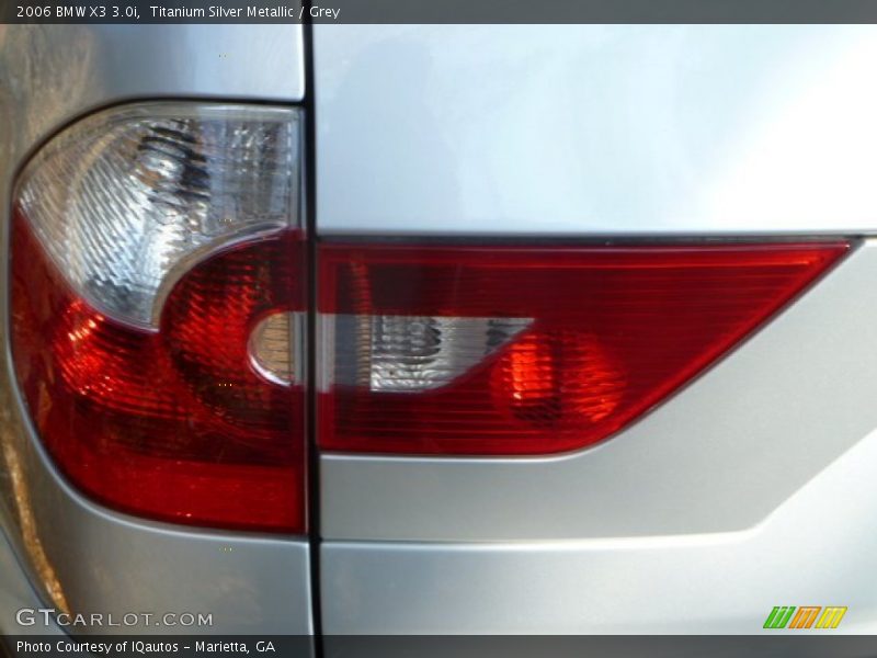 Titanium Silver Metallic / Grey 2006 BMW X3 3.0i