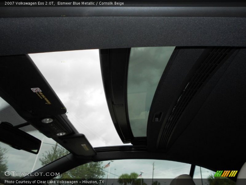 Eismeer Blue Metallic / Cornsilk Beige 2007 Volkswagen Eos 2.0T