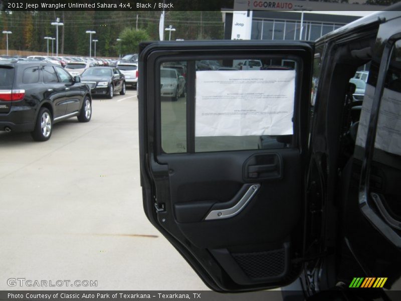 Black / Black 2012 Jeep Wrangler Unlimited Sahara 4x4