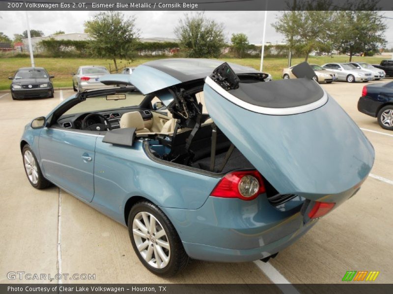Eismeer Blue Metallic / Cornsilk Beige 2007 Volkswagen Eos 2.0T
