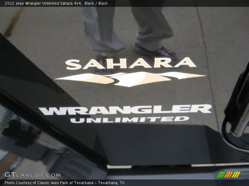 Black / Black 2012 Jeep Wrangler Unlimited Sahara 4x4