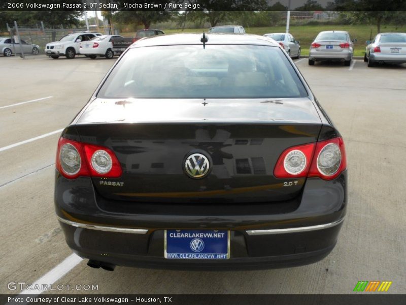 Mocha Brown / Pure Beige 2006 Volkswagen Passat 2.0T Sedan