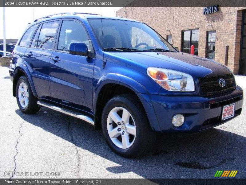 Spectra Blue Mica / Dark Charcoal 2004 Toyota RAV4 4WD