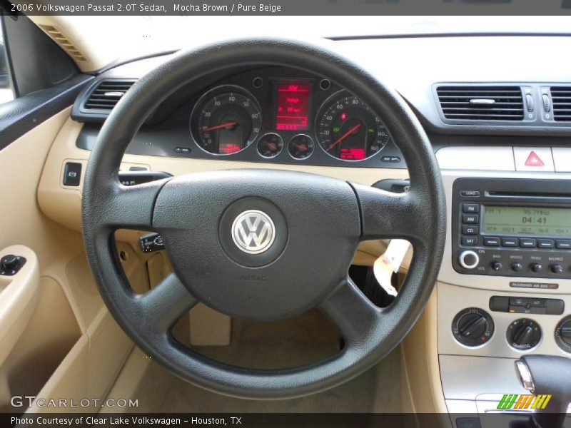 Mocha Brown / Pure Beige 2006 Volkswagen Passat 2.0T Sedan