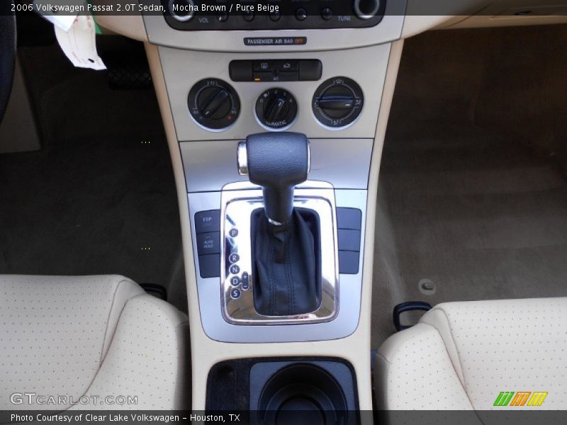 Mocha Brown / Pure Beige 2006 Volkswagen Passat 2.0T Sedan