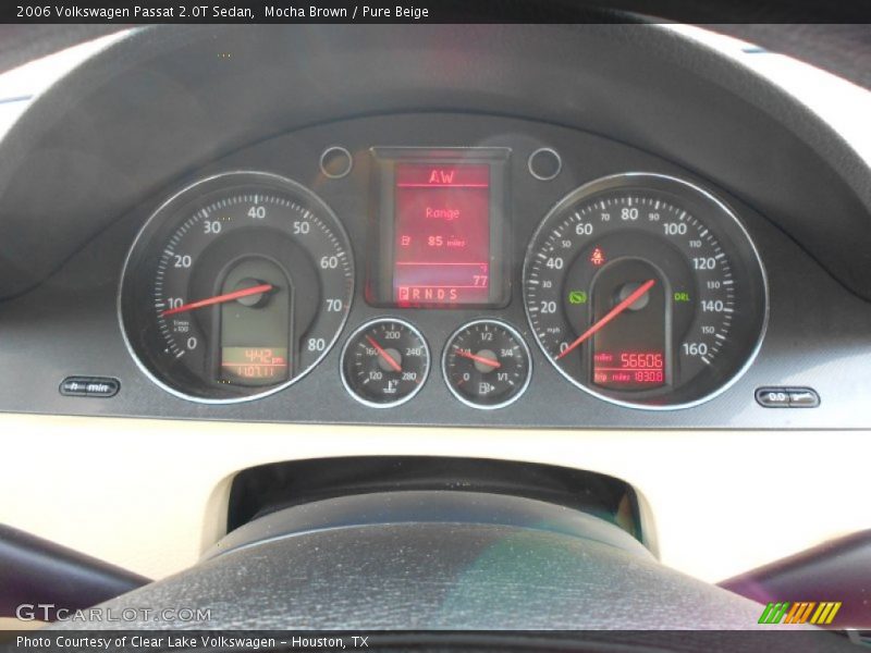 Mocha Brown / Pure Beige 2006 Volkswagen Passat 2.0T Sedan