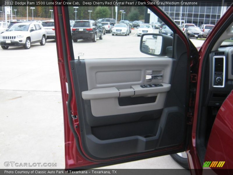 Deep Cherry Red Crystal Pearl / Dark Slate Gray/Medium Graystone 2012 Dodge Ram 1500 Lone Star Crew Cab