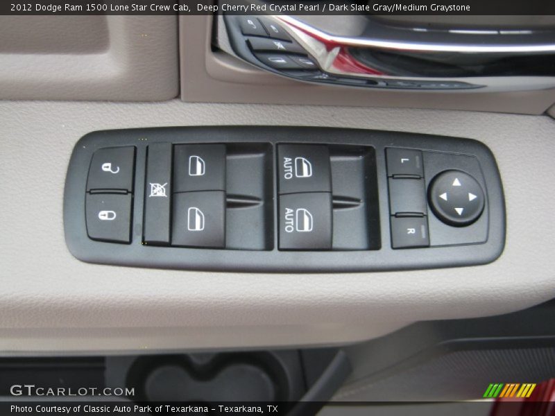Deep Cherry Red Crystal Pearl / Dark Slate Gray/Medium Graystone 2012 Dodge Ram 1500 Lone Star Crew Cab