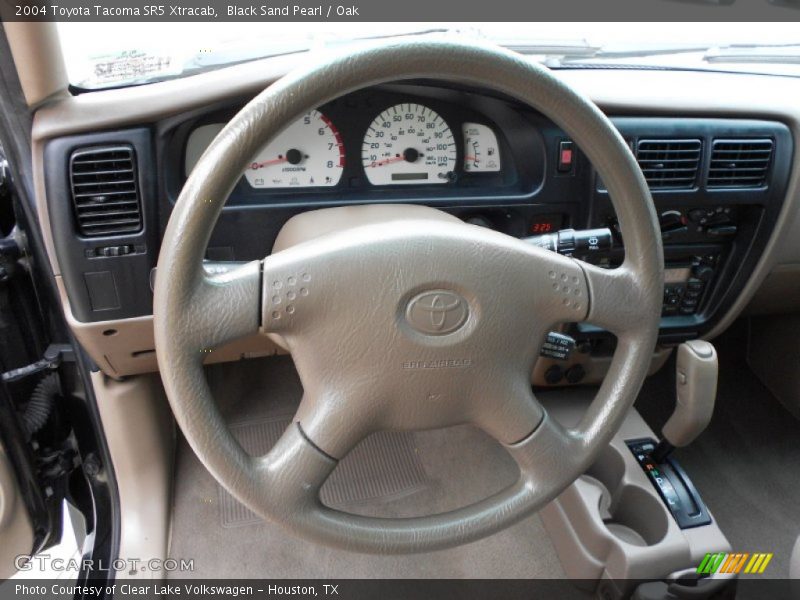 Black Sand Pearl / Oak 2004 Toyota Tacoma SR5 Xtracab