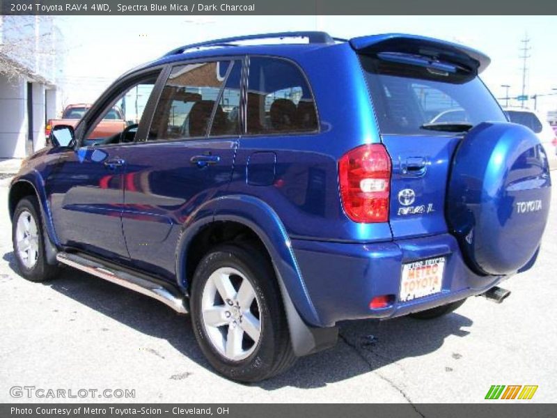 Spectra Blue Mica / Dark Charcoal 2004 Toyota RAV4 4WD