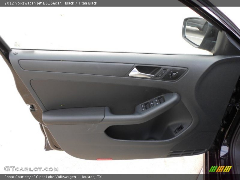 Black / Titan Black 2012 Volkswagen Jetta SE Sedan