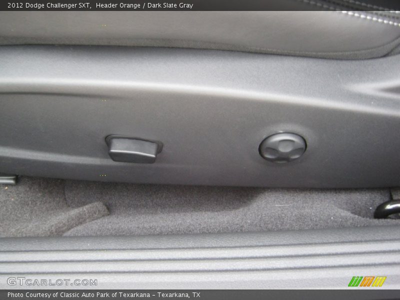 Header Orange / Dark Slate Gray 2012 Dodge Challenger SXT
