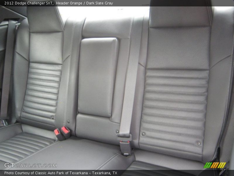 Header Orange / Dark Slate Gray 2012 Dodge Challenger SXT