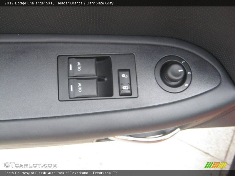 Header Orange / Dark Slate Gray 2012 Dodge Challenger SXT