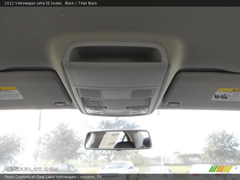 Black / Titan Black 2012 Volkswagen Jetta SE Sedan