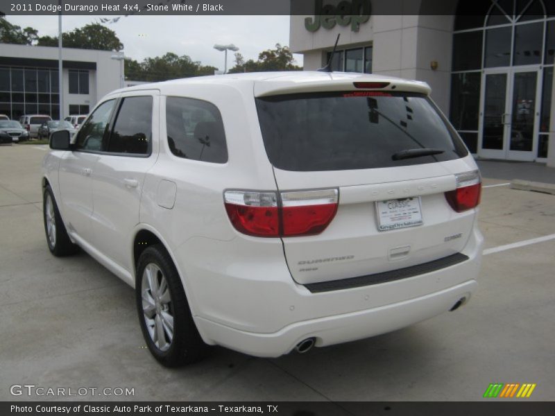 Stone White / Black 2011 Dodge Durango Heat 4x4