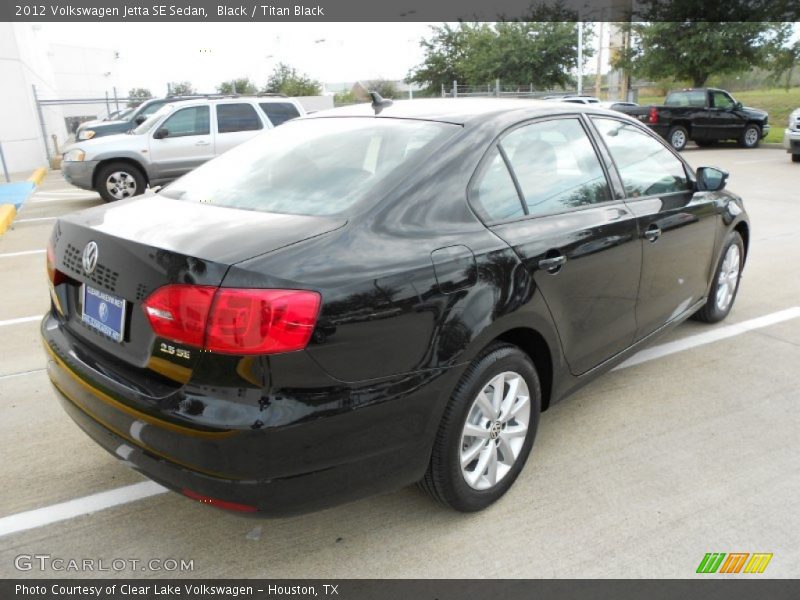 Black / Titan Black 2012 Volkswagen Jetta SE Sedan