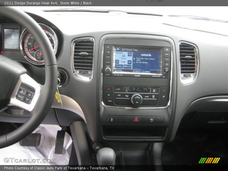 Stone White / Black 2011 Dodge Durango Heat 4x4