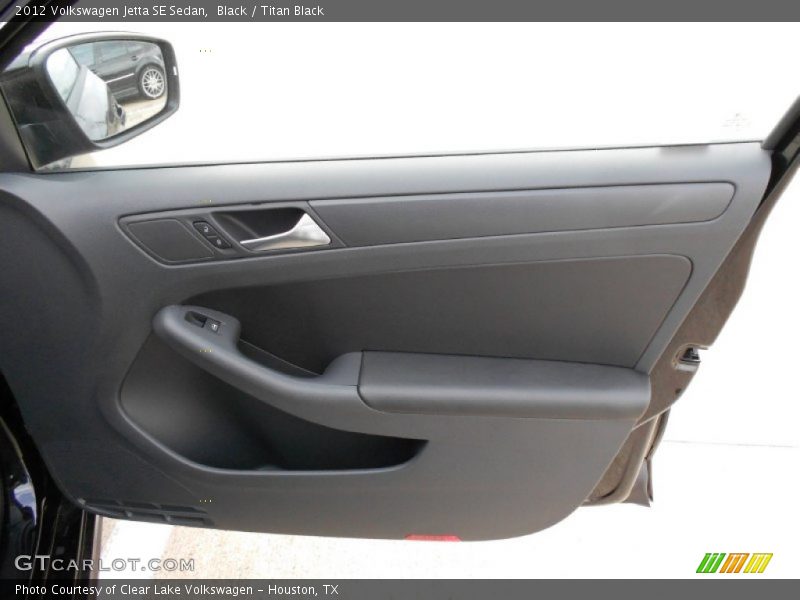 Black / Titan Black 2012 Volkswagen Jetta SE Sedan