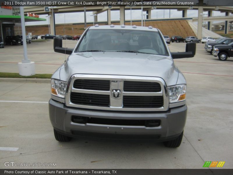 Bright Silver Metallic / Dark Slate Gray/Medium Graystone 2011 Dodge Ram 3500 HD ST Crew Cab 4x4 Dually