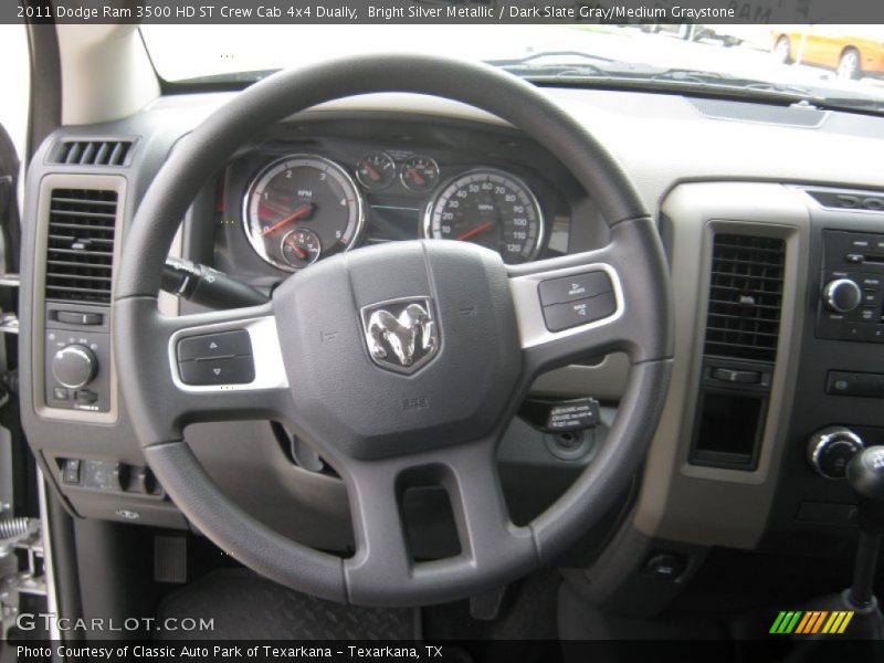  2011 Ram 3500 HD ST Crew Cab 4x4 Dually Steering Wheel
