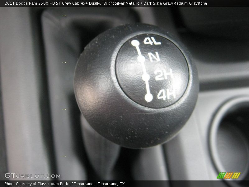 Bright Silver Metallic / Dark Slate Gray/Medium Graystone 2011 Dodge Ram 3500 HD ST Crew Cab 4x4 Dually