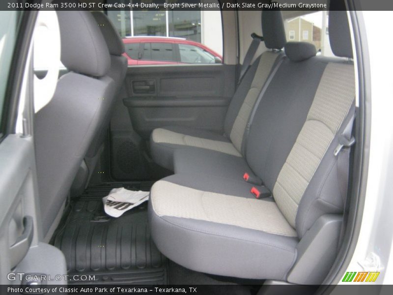Bright Silver Metallic / Dark Slate Gray/Medium Graystone 2011 Dodge Ram 3500 HD ST Crew Cab 4x4 Dually