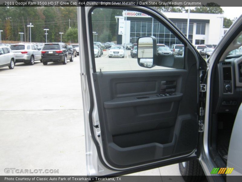 Bright Silver Metallic / Dark Slate Gray/Medium Graystone 2011 Dodge Ram 3500 HD ST Crew Cab 4x4 Dually