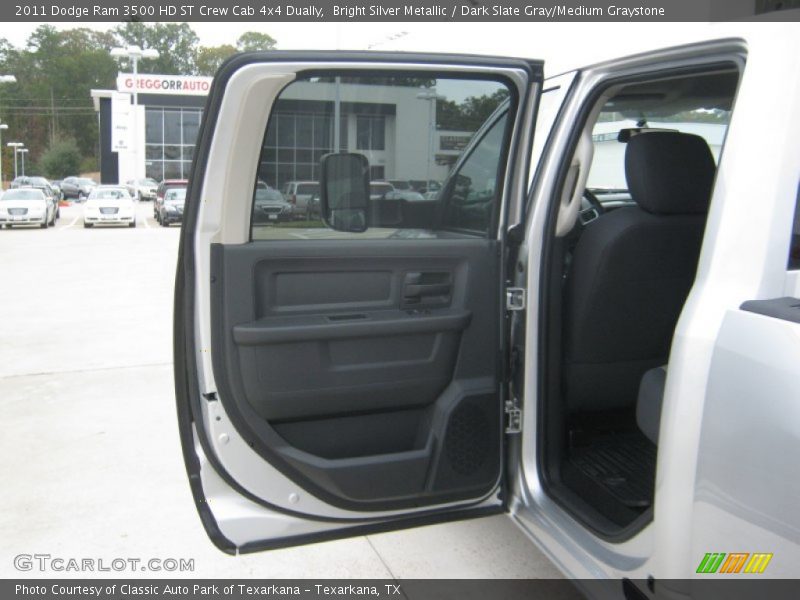 Bright Silver Metallic / Dark Slate Gray/Medium Graystone 2011 Dodge Ram 3500 HD ST Crew Cab 4x4 Dually