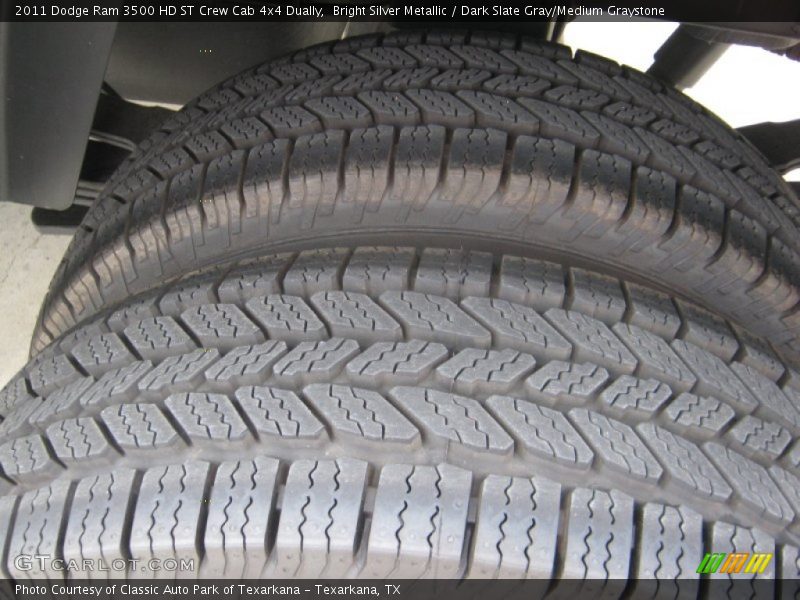 Bright Silver Metallic / Dark Slate Gray/Medium Graystone 2011 Dodge Ram 3500 HD ST Crew Cab 4x4 Dually