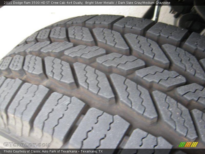 Bright Silver Metallic / Dark Slate Gray/Medium Graystone 2011 Dodge Ram 3500 HD ST Crew Cab 4x4 Dually