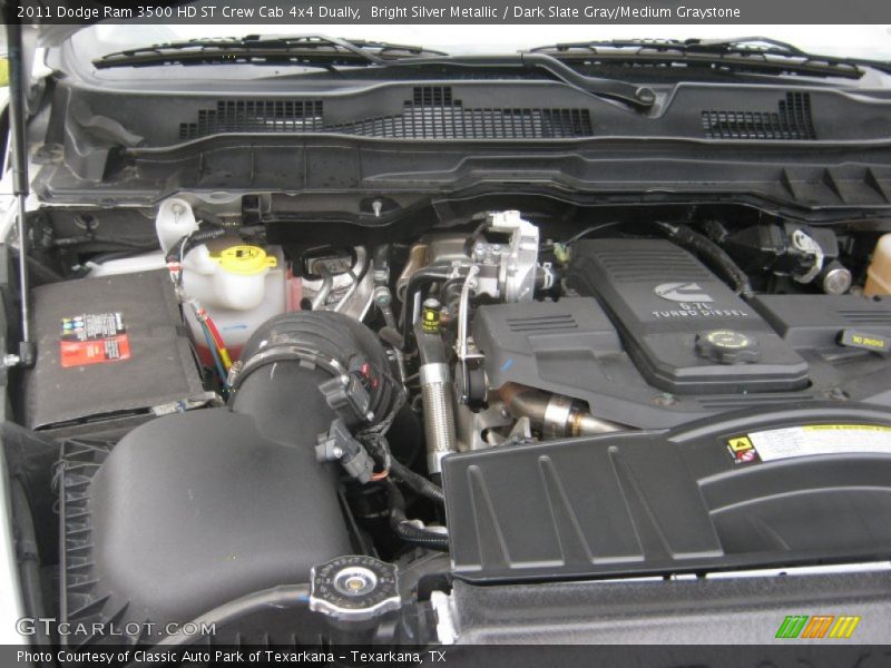 Bright Silver Metallic / Dark Slate Gray/Medium Graystone 2011 Dodge Ram 3500 HD ST Crew Cab 4x4 Dually