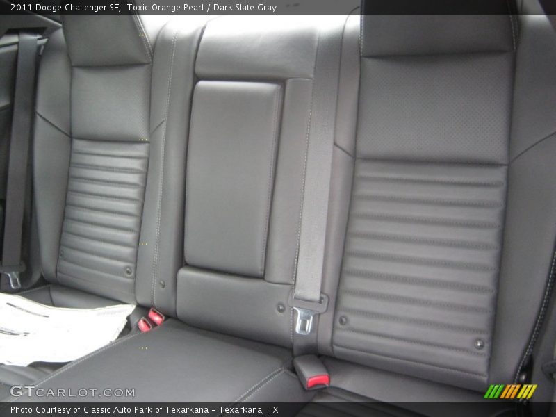 Toxic Orange Pearl / Dark Slate Gray 2011 Dodge Challenger SE