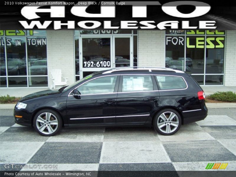 Deep Black / Cornsilk Beige 2010 Volkswagen Passat Komfort Wagon
